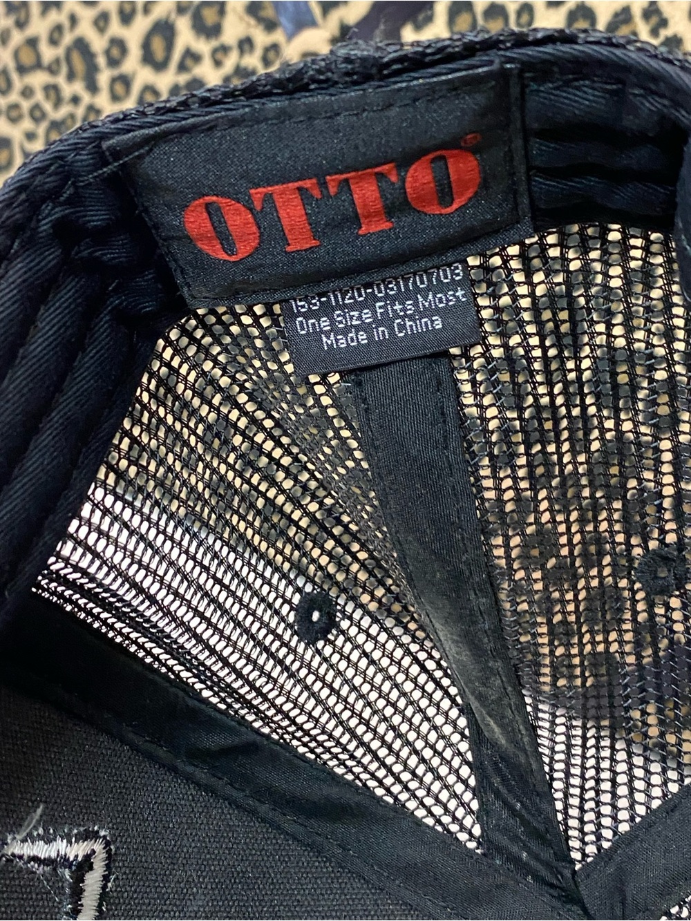 OTTO Big Time Threads Camo Black Mesh Trucker Hat Snapback NWOT - Picture 7 of 11